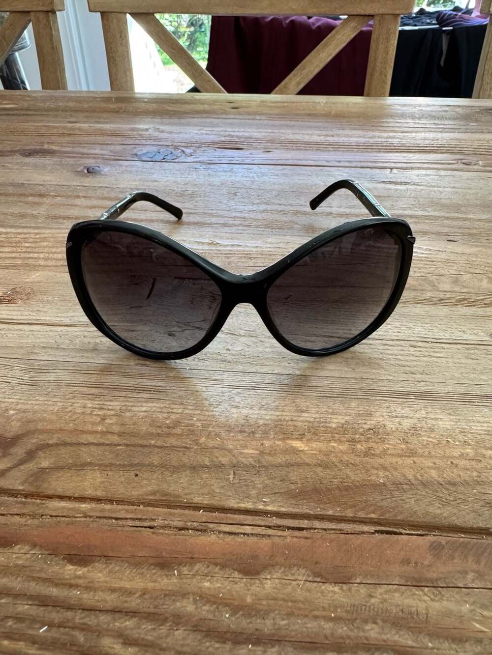 GUESS by Marciano Women's Oversized Butterfly Sunglasses
